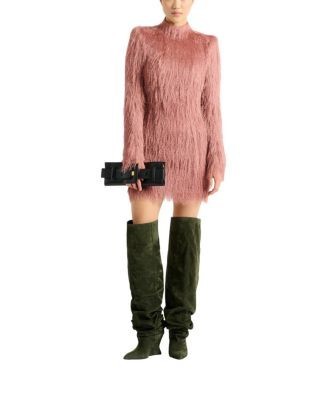 Balmain Fringe Bodycon Dress