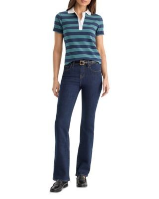 Good American Good Low Rise Bootcut Jeans in Indigo 1231