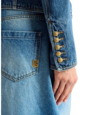 Balmain Denim 2-Button Jacket