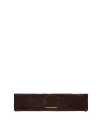 Balmain Long Clutch Bag in Pony-Effect Leather