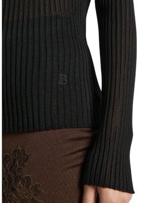 Balmain Fine Ribbed Knit Jumper