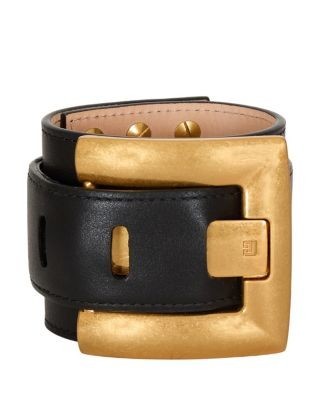 Balmain Anthem Smooth Leather Bracelet