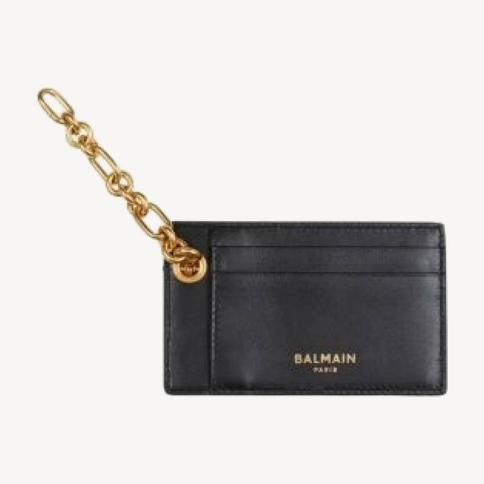 Balmain Pulse Card Holder in Monogram Jacquard