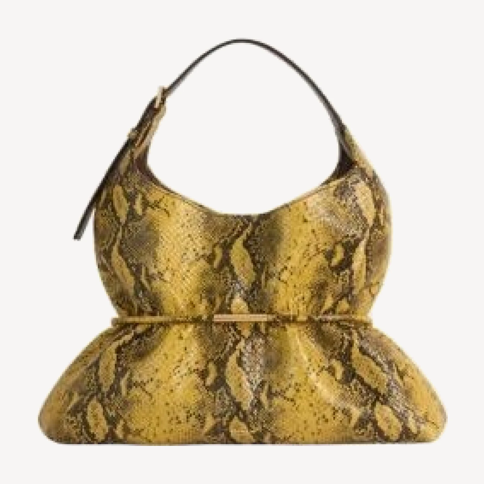 Balmain Sphynx Medium Bag in Python-Effect Leather