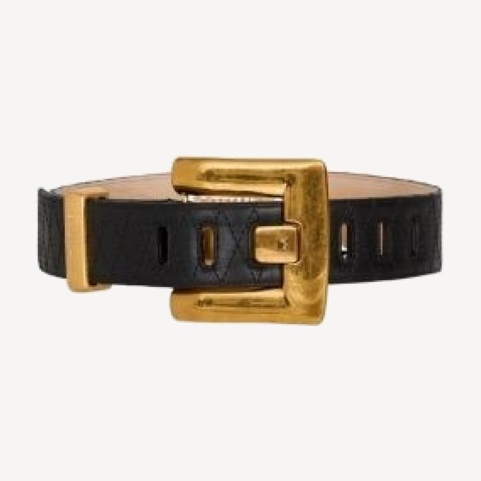 Balmain Anthem Smooth Leather Belt