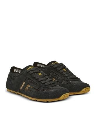 Balmain Women's Racer 45 Trainers in Calfskin, Suede and Nylon