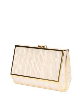 Simkhai Maddox Pearly Frame Clutch