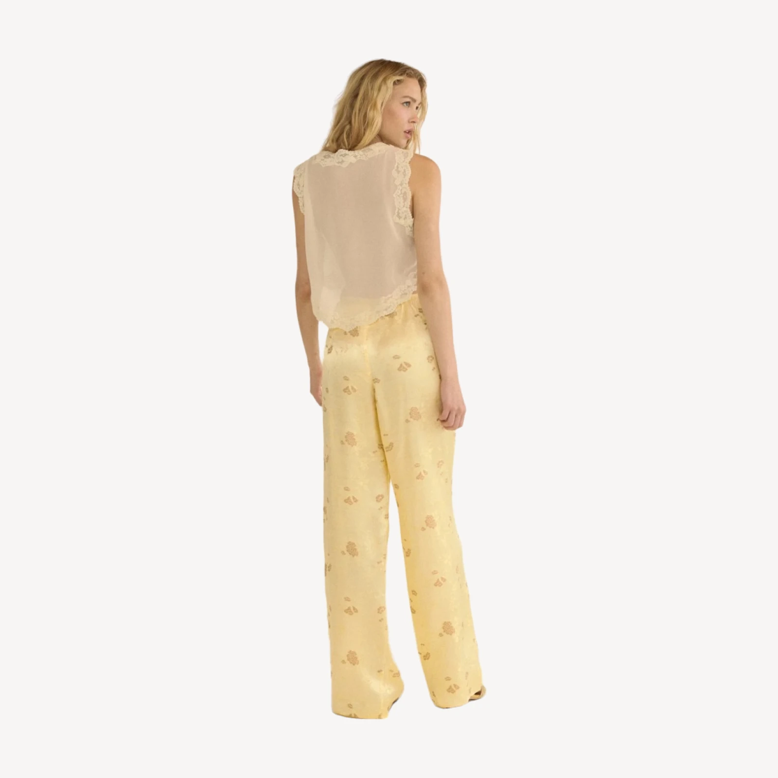 LAVONA PANT -- CITRONE TAPPEZZERIA JACQUARD