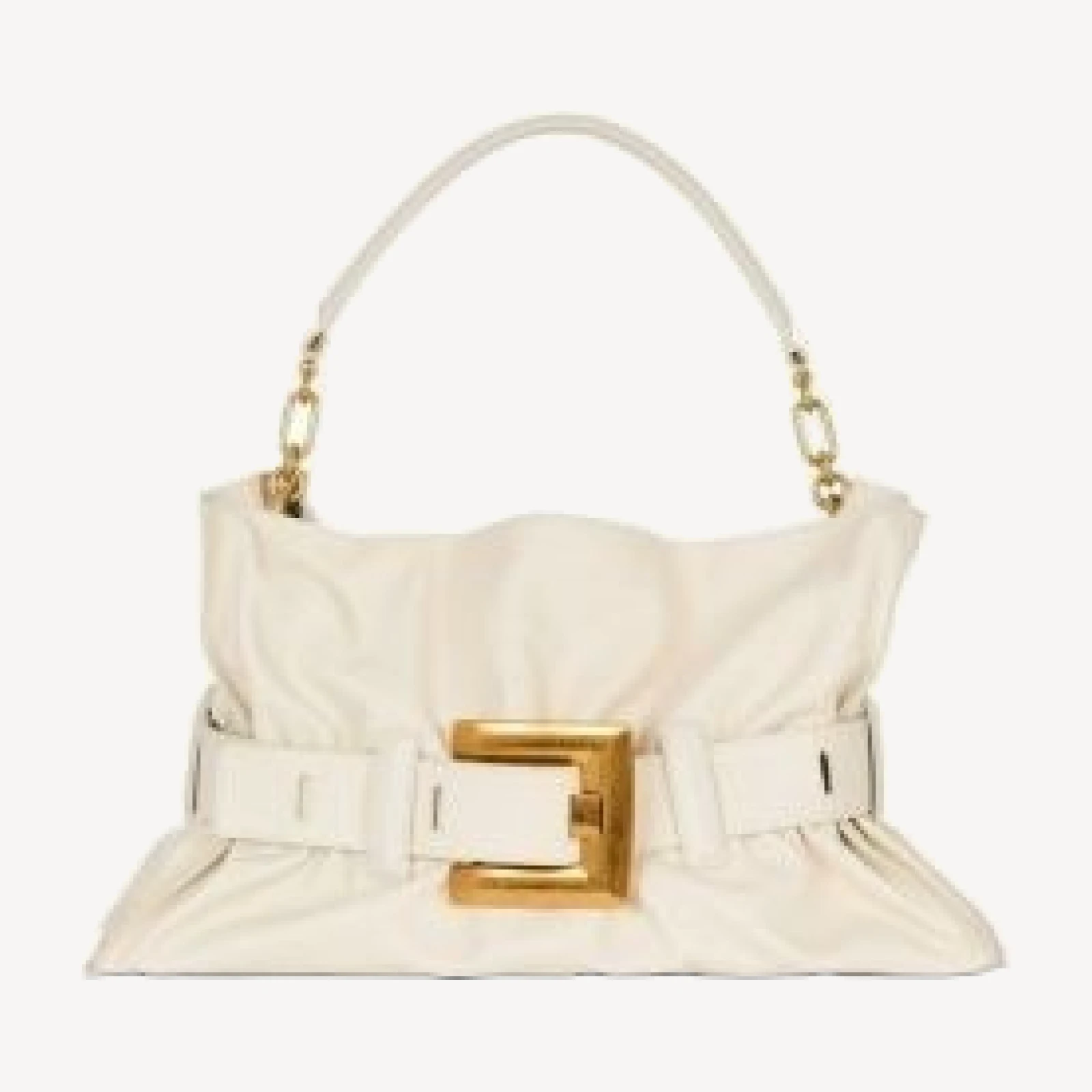 Balmain Medium Anthem Shoulder Bag in Leather