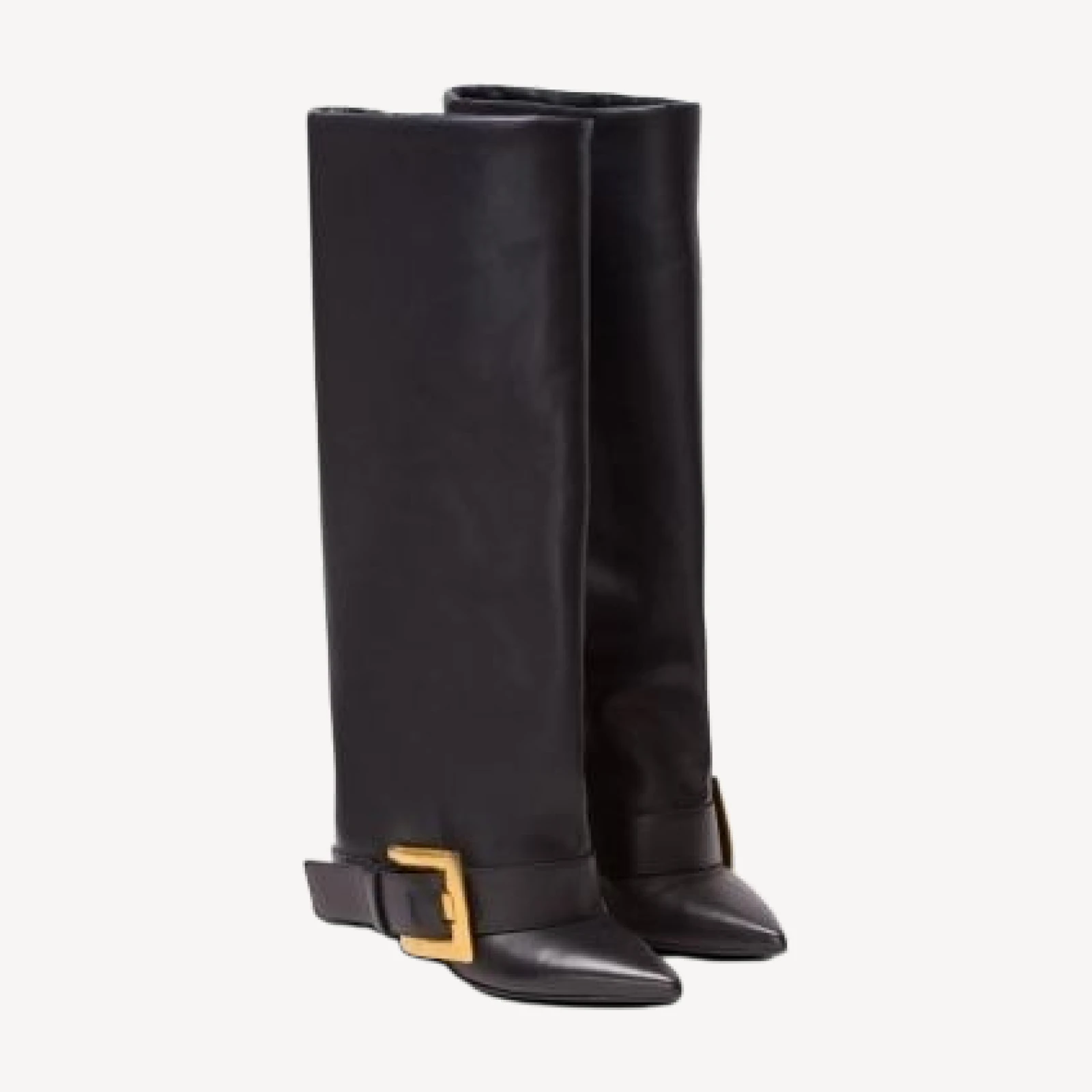 Balmain Women's Anthem Calfskin Leather Boots