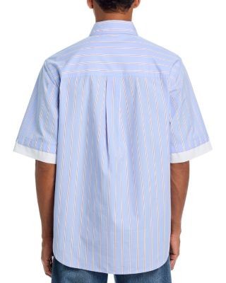 Simkhai Steven Double Layer Stripe Shirt