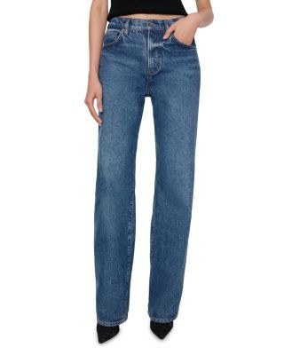 Reformation Val 90s High Rise Straight Leg Jeans in Pelican