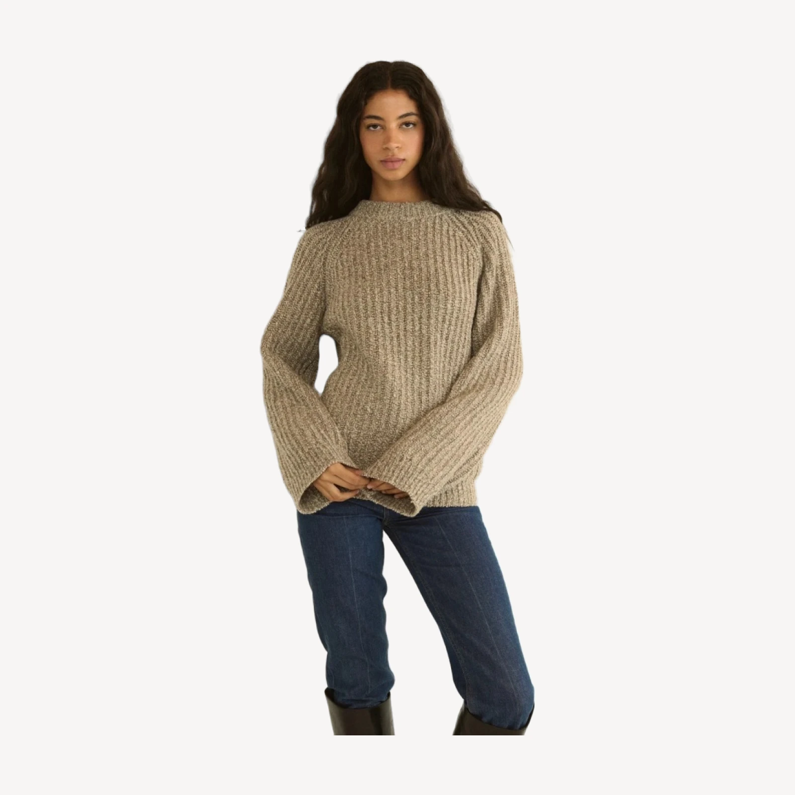 FENNEL SWEATER -- GRAY MARL