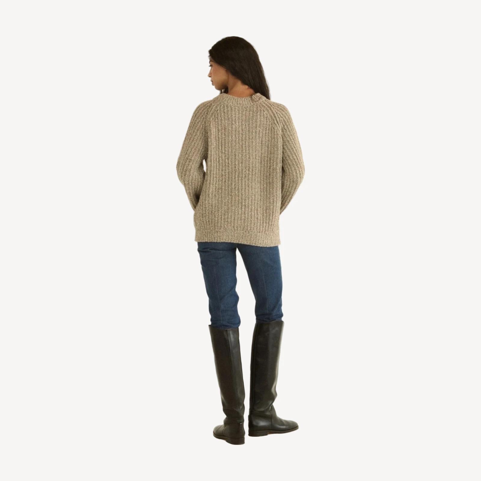 FENNEL SWEATER -- GRAY MARL