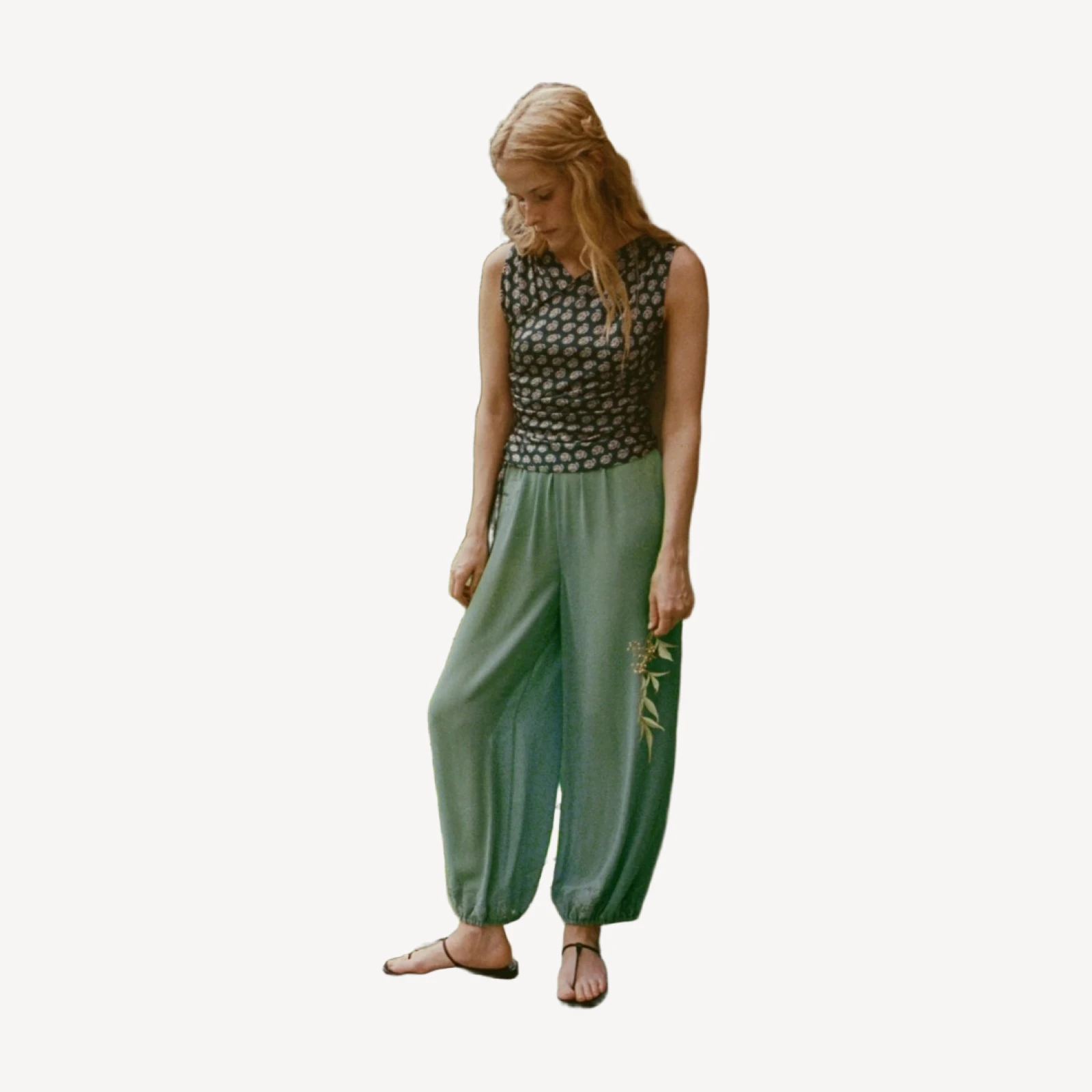 JANILLE TOP -- CHAUMONT PAISLEY