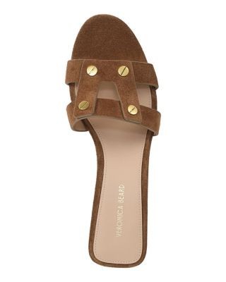 Veronica Beard Women's Via Studded Slide Sandals