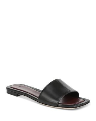Vince Women's Valeria Leather Slide Sandals