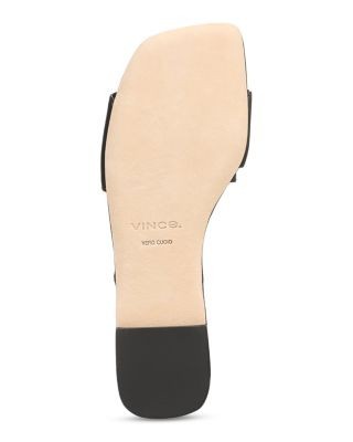 Vince Women's Valeria Leather Slide Sandals