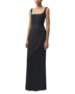 Simkhai Martina Embellished Satin Gown