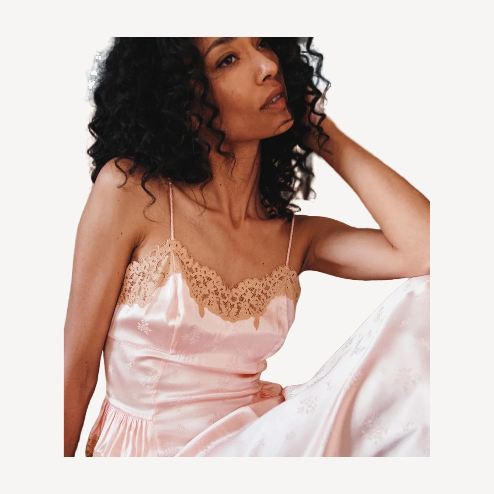 LISE DRESS -- NECTARINE