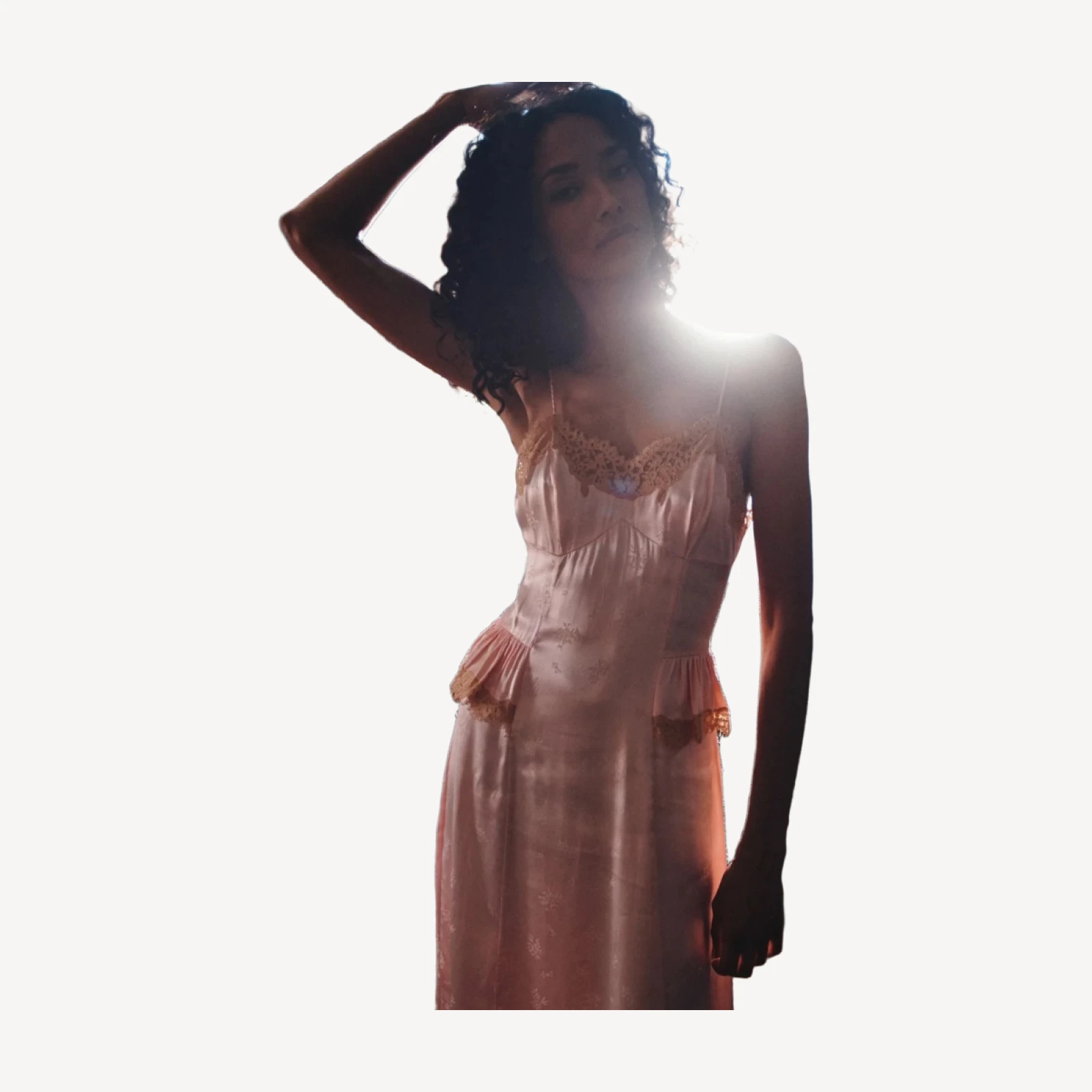 LISE DRESS -- NECTARINE