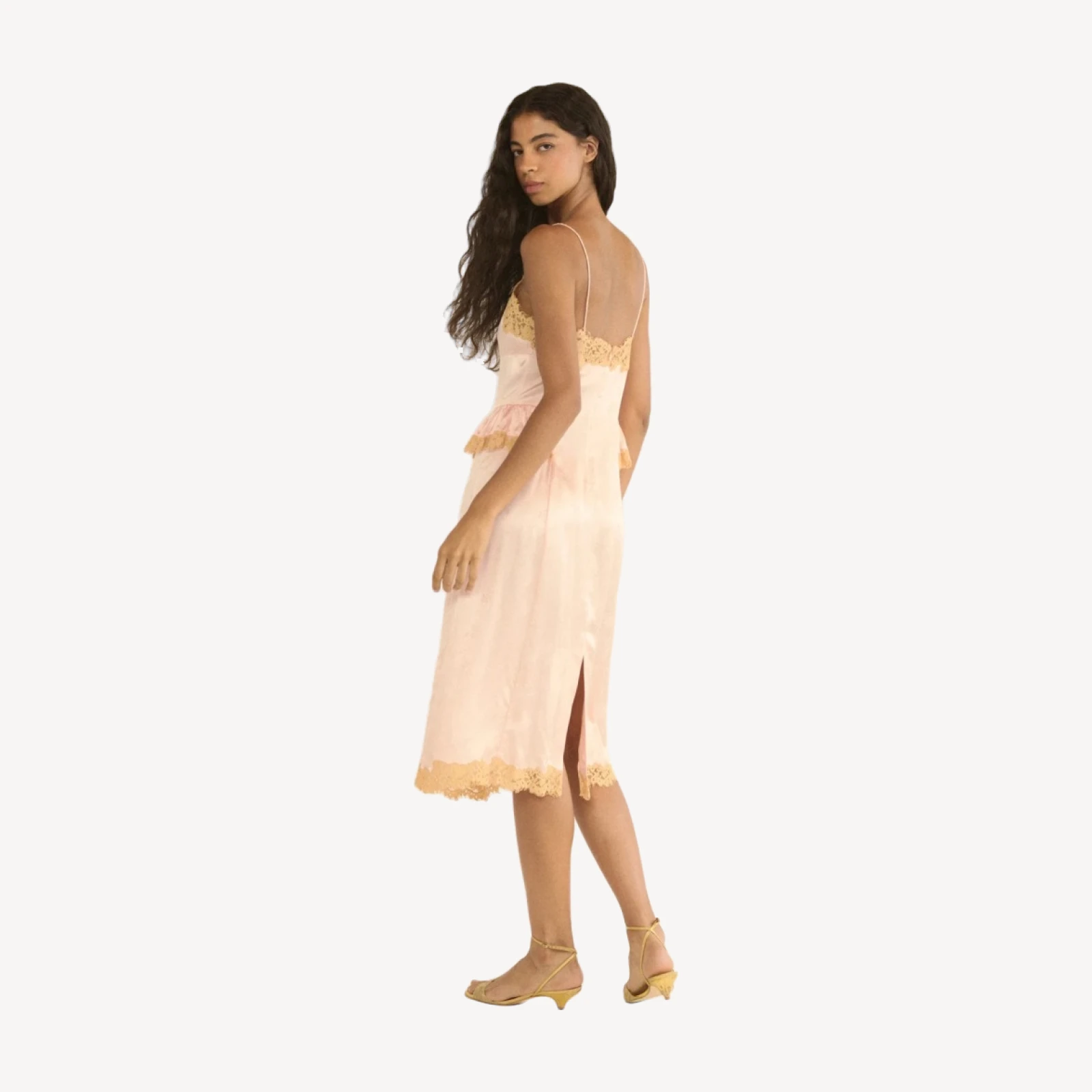 LISE DRESS -- NECTARINE