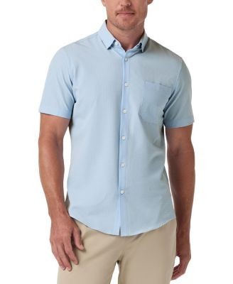Mizzen+Main Leeward Short Sleeve Dress Trim Fit Shirt