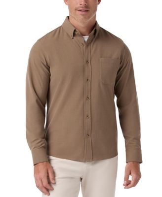 Mizzen+Main City Flannel Trim Fit Shirt