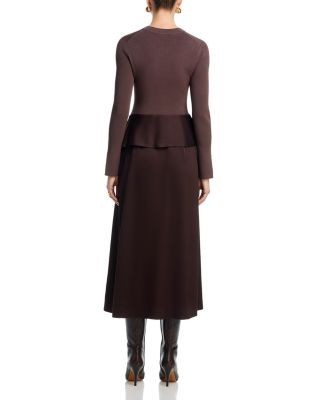 Simkhai Ornella Long Sleeve Midi Dress