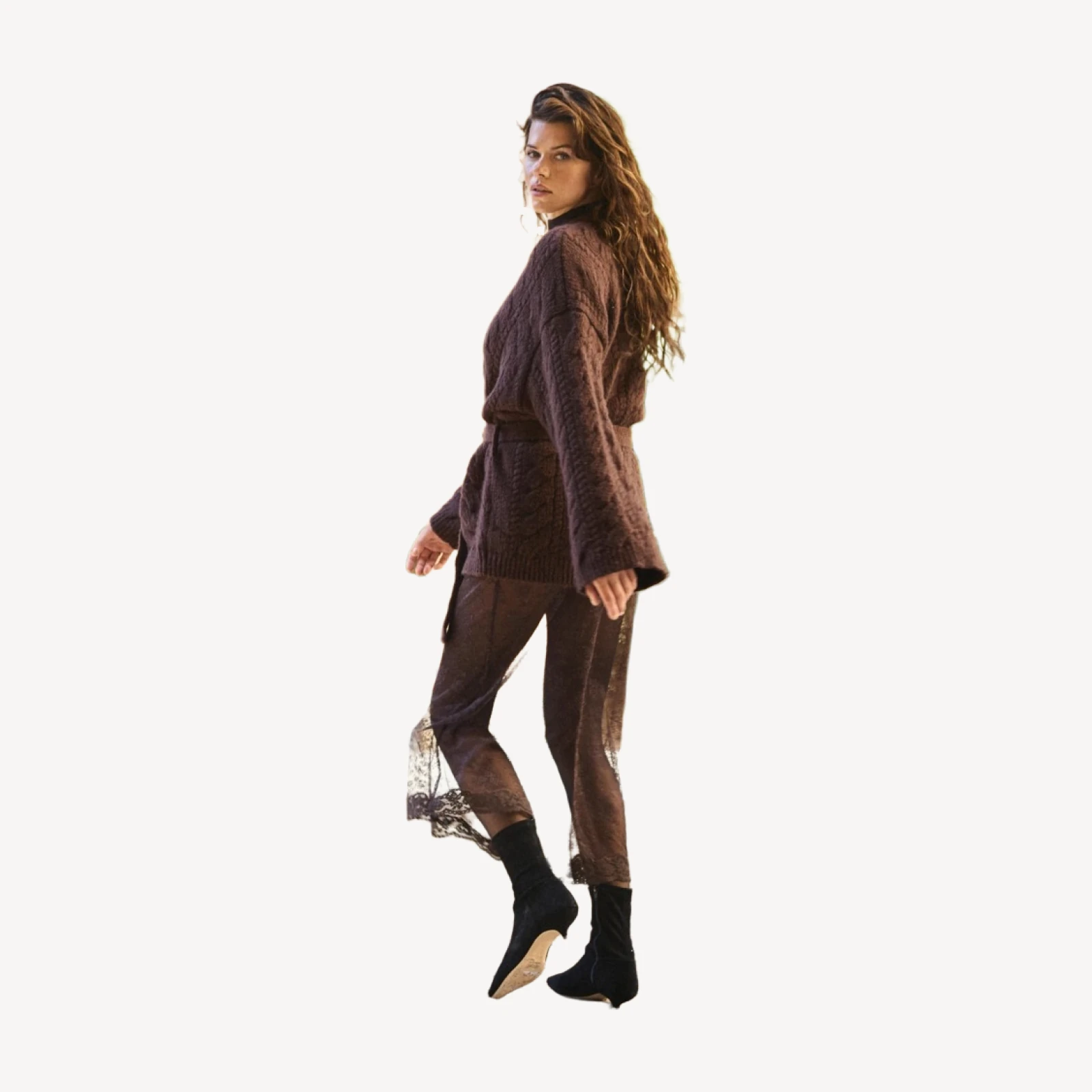 ALPINE CARDIGAN -- SYCAMORE BARK