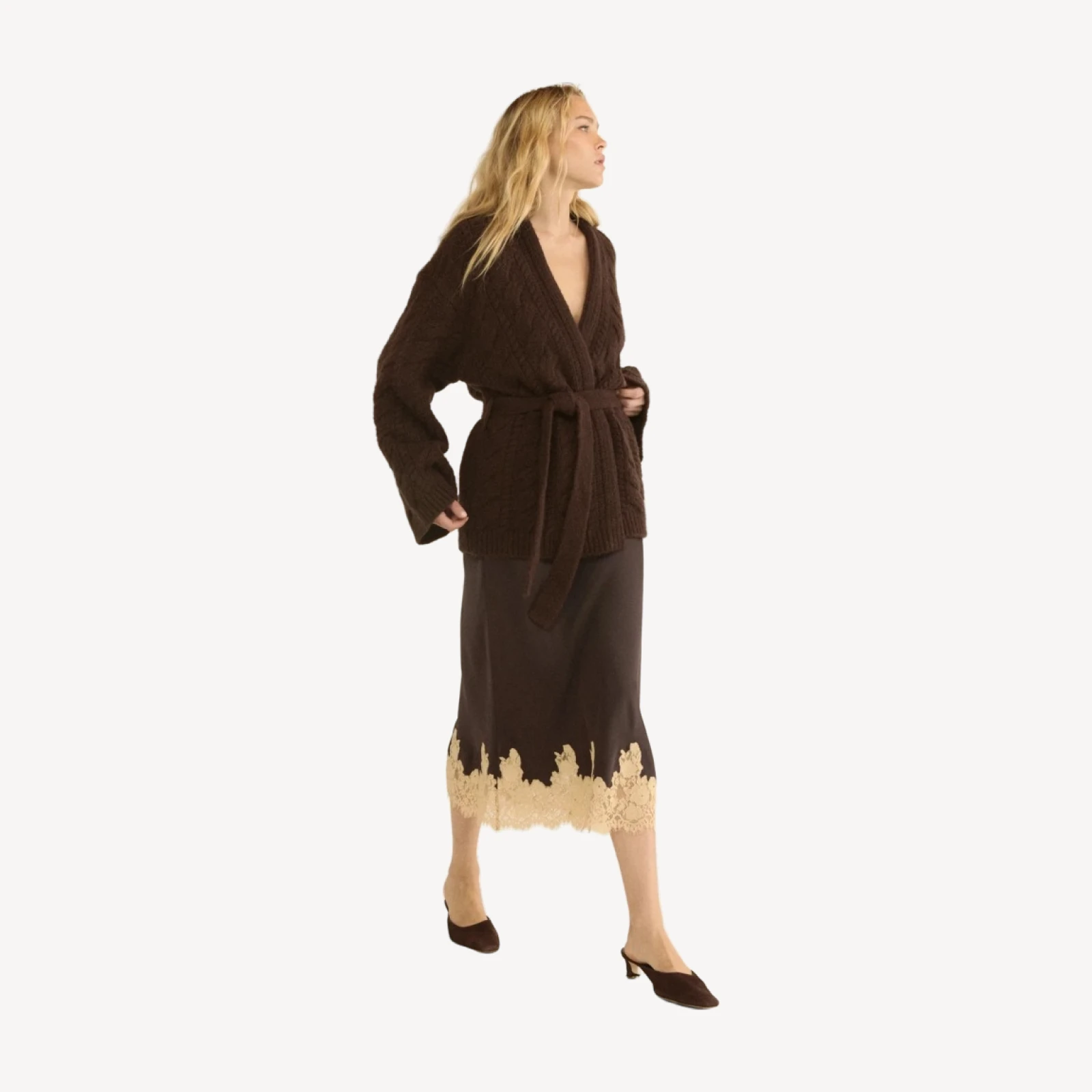 ALPINE CARDIGAN -- SYCAMORE BARK