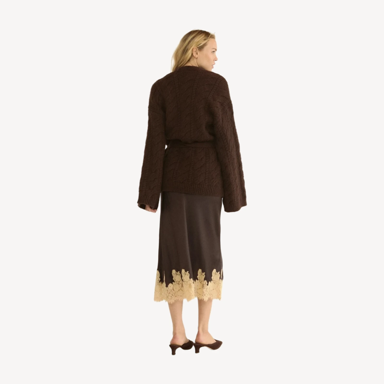 ALPINE CARDIGAN -- SYCAMORE BARK