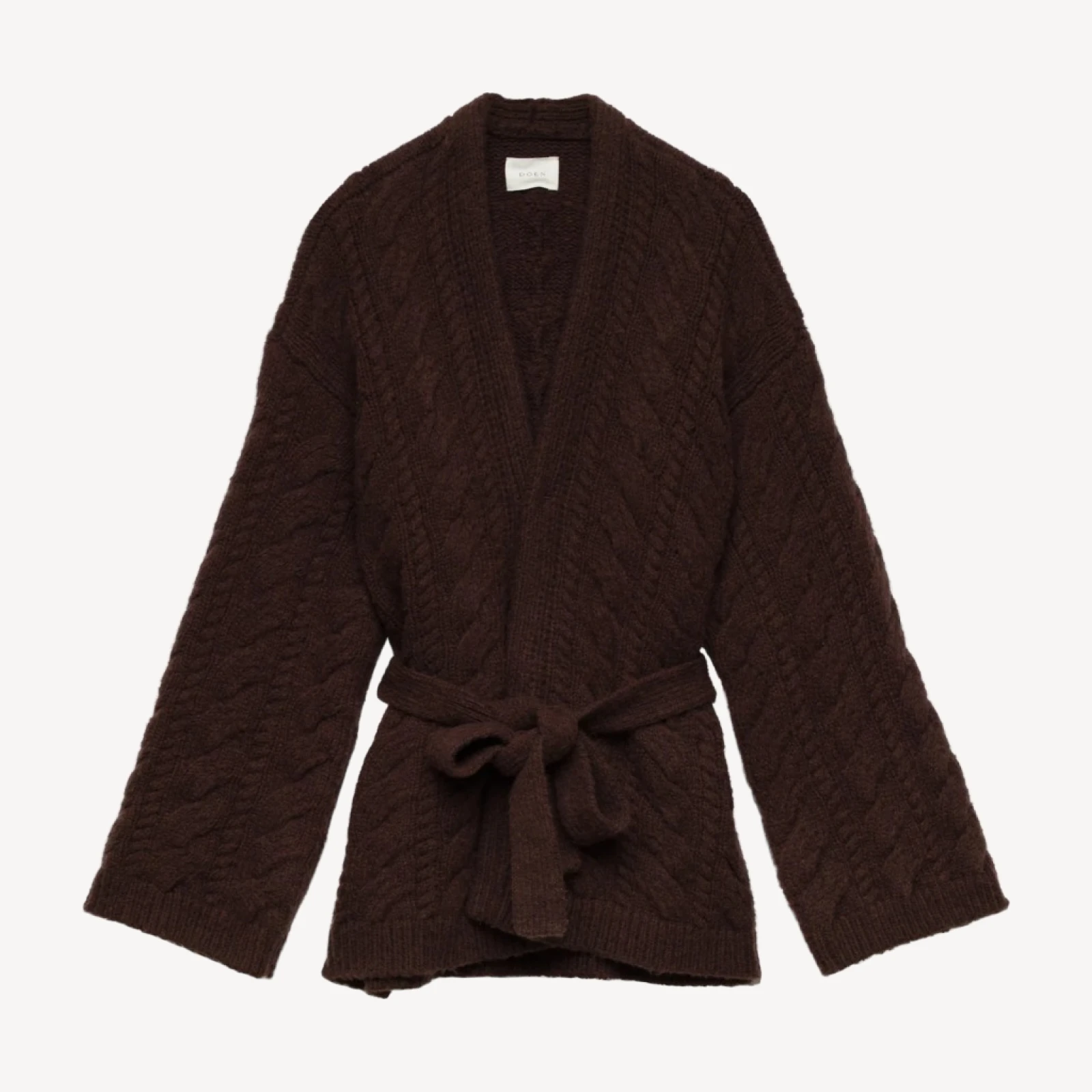 ALPINE CARDIGAN -- SYCAMORE BARK