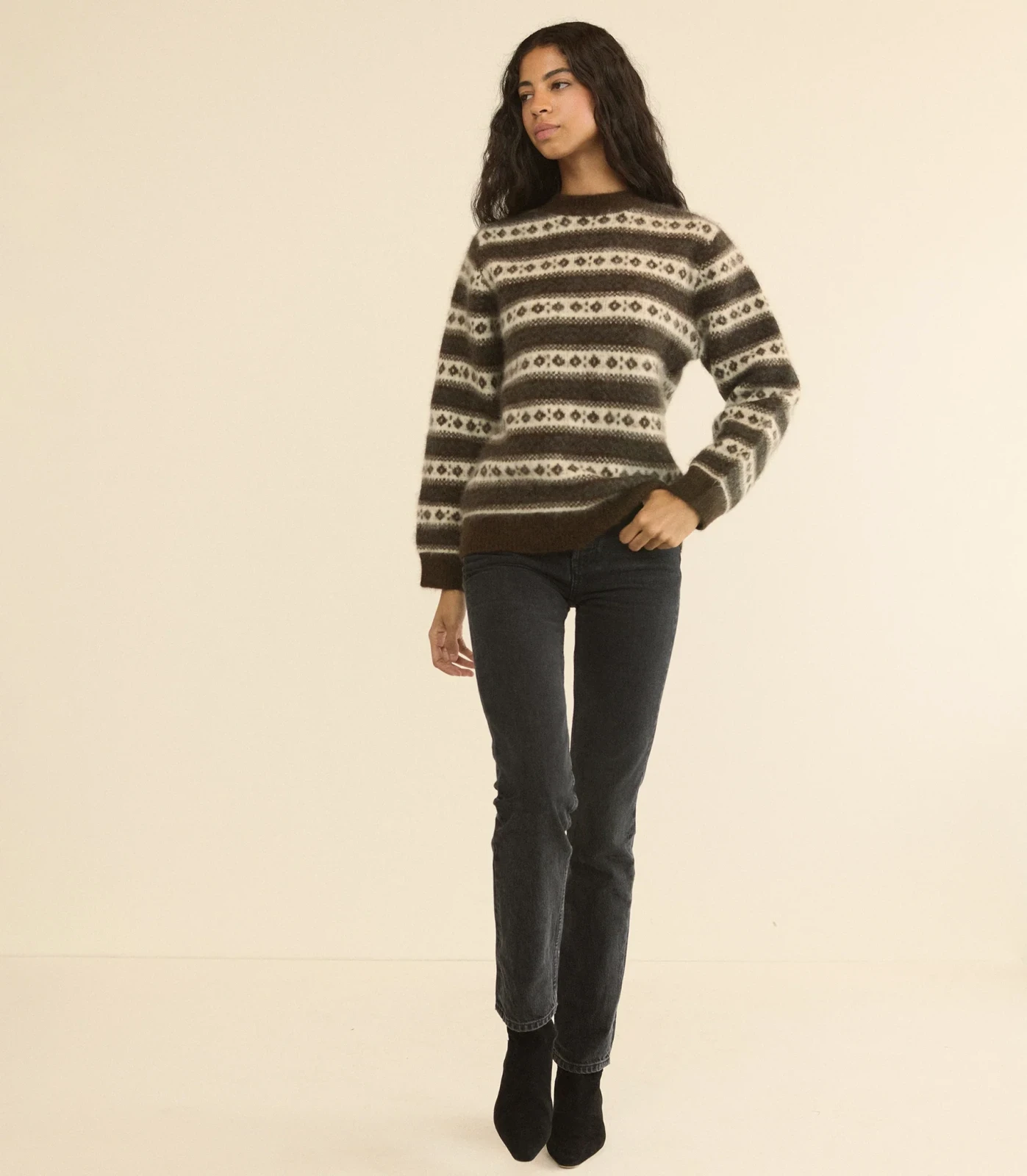 MYLES SWEATER -- SANDHAMM JACQUARD