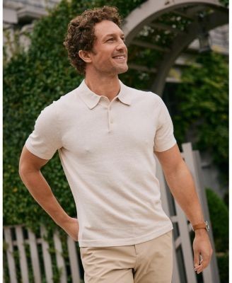 Mizzen+Main Ashe Short Sleeve Polo Sweater