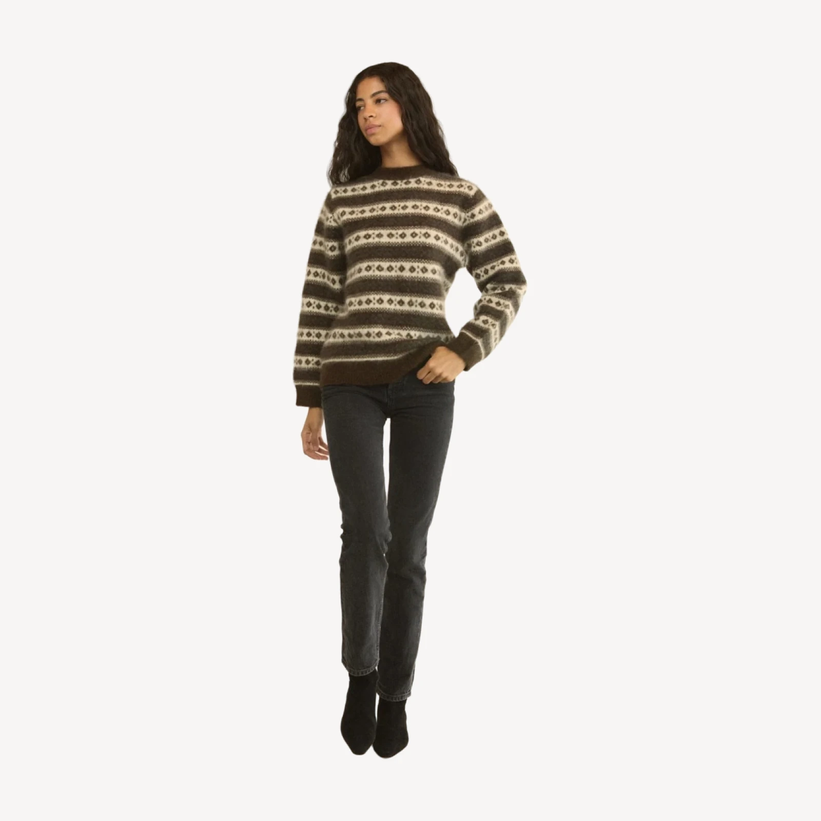 MYLES SWEATER -- SANDHAMM JACQUARD