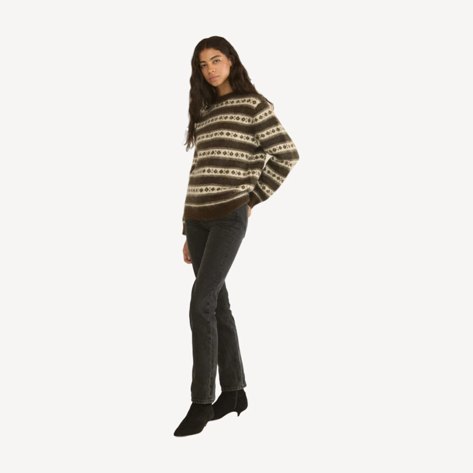 MYLES SWEATER -- SANDHAMM JACQUARD