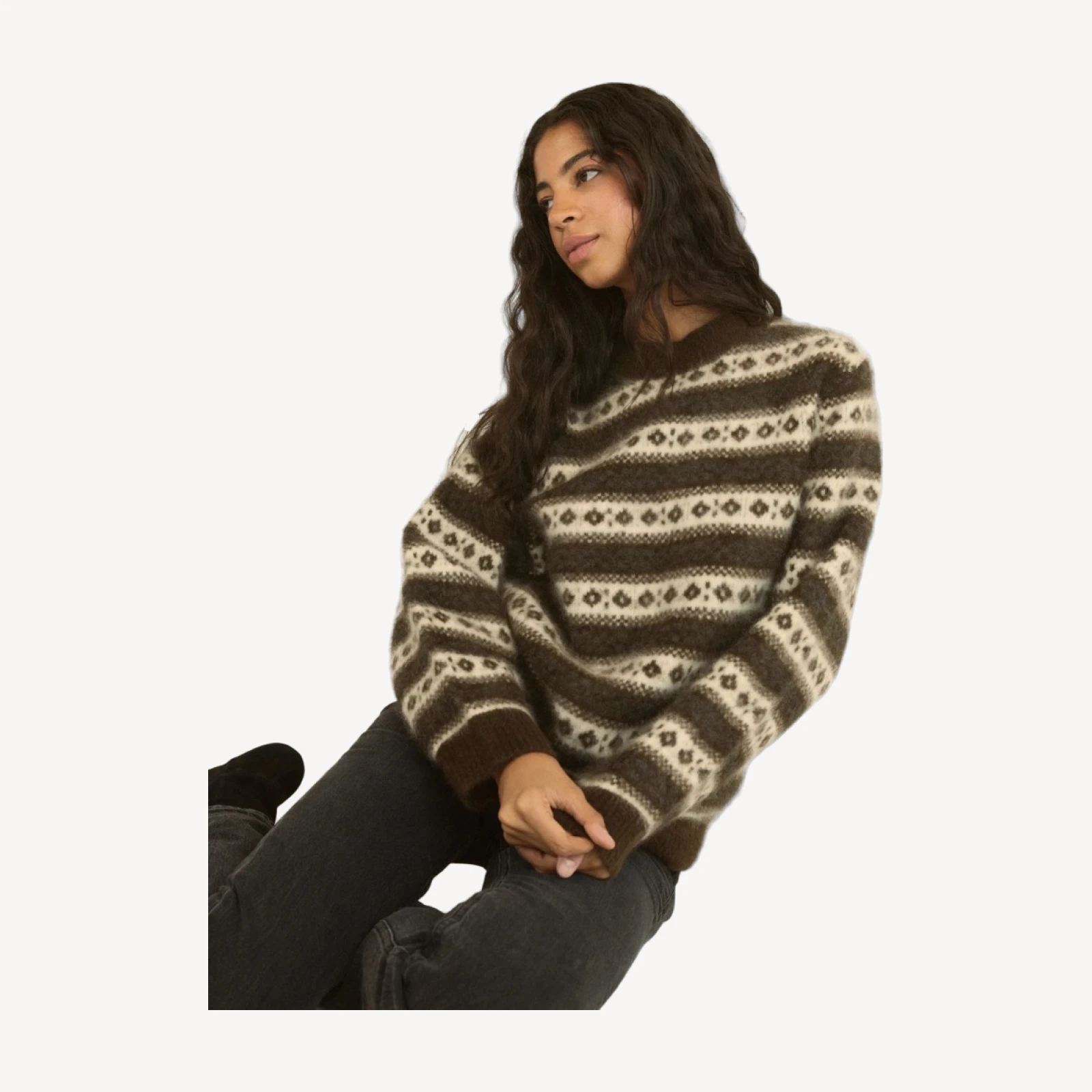MYLES SWEATER -- SANDHAMM JACQUARD