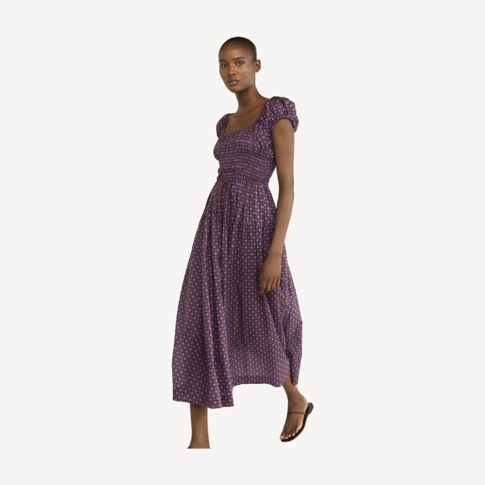 QUINELLE DRESS -- MENORCA FOULARD