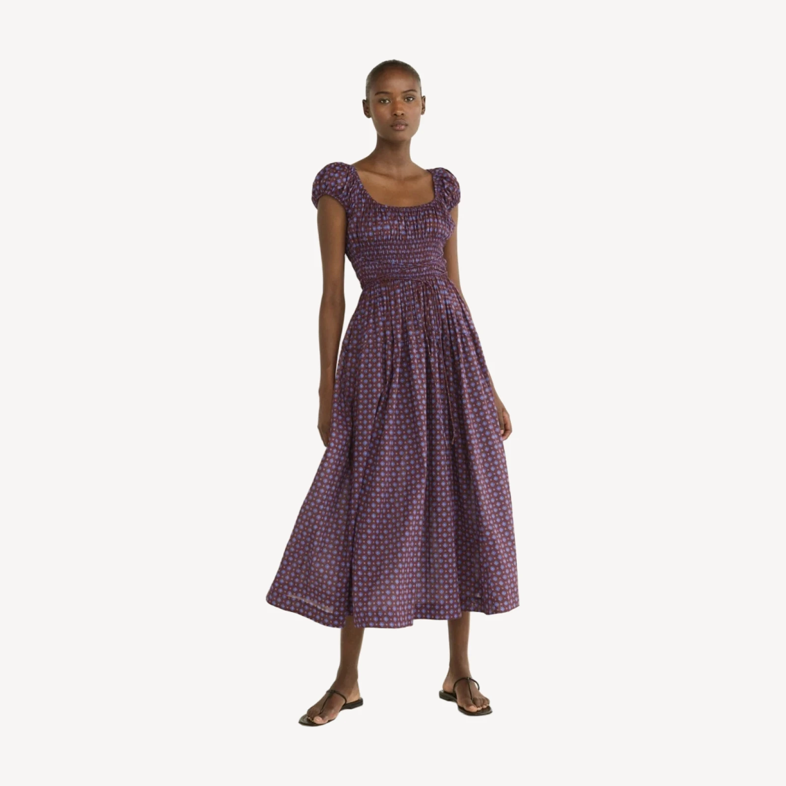 QUINELLE DRESS -- MENORCA FOULARD
