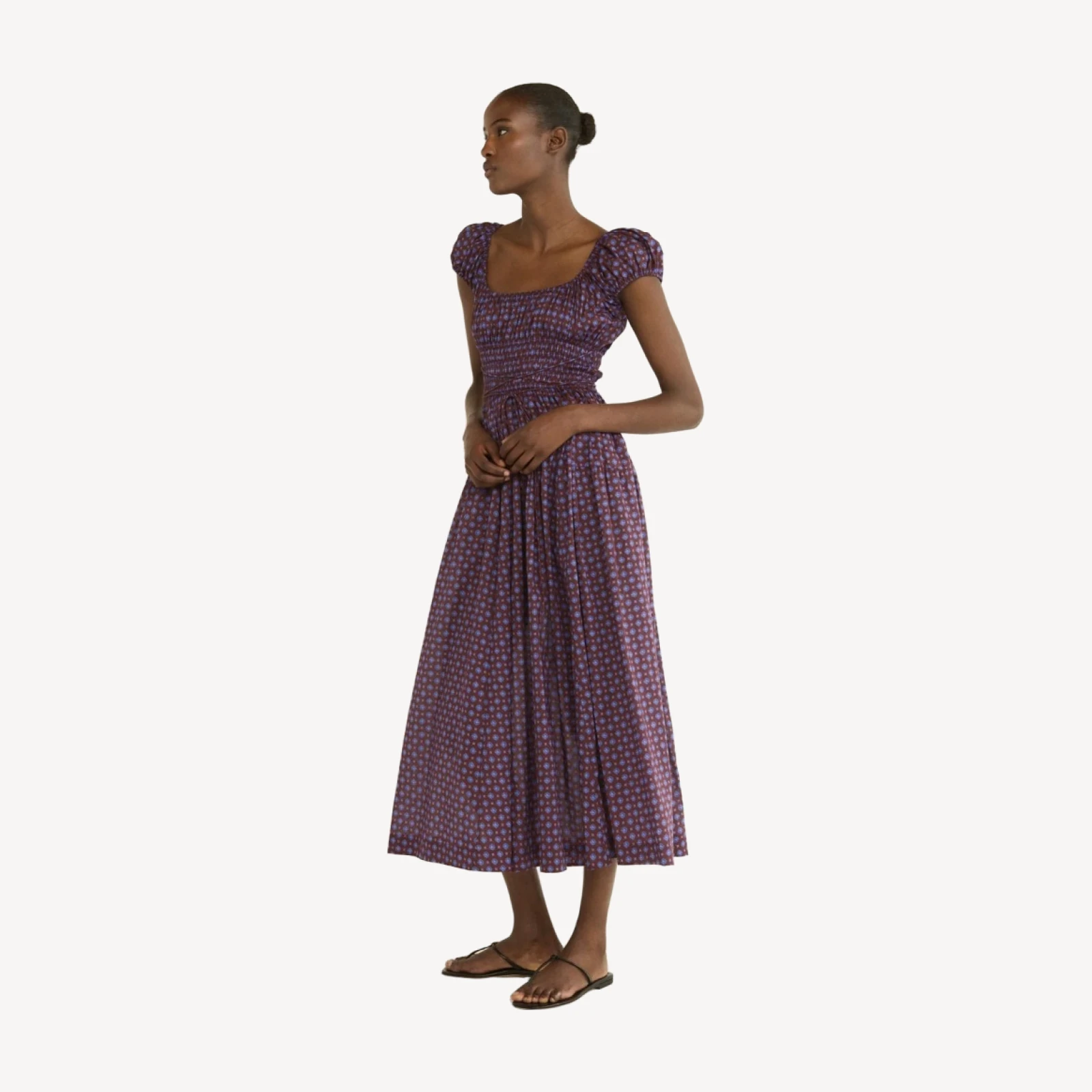 QUINELLE DRESS -- MENORCA FOULARD