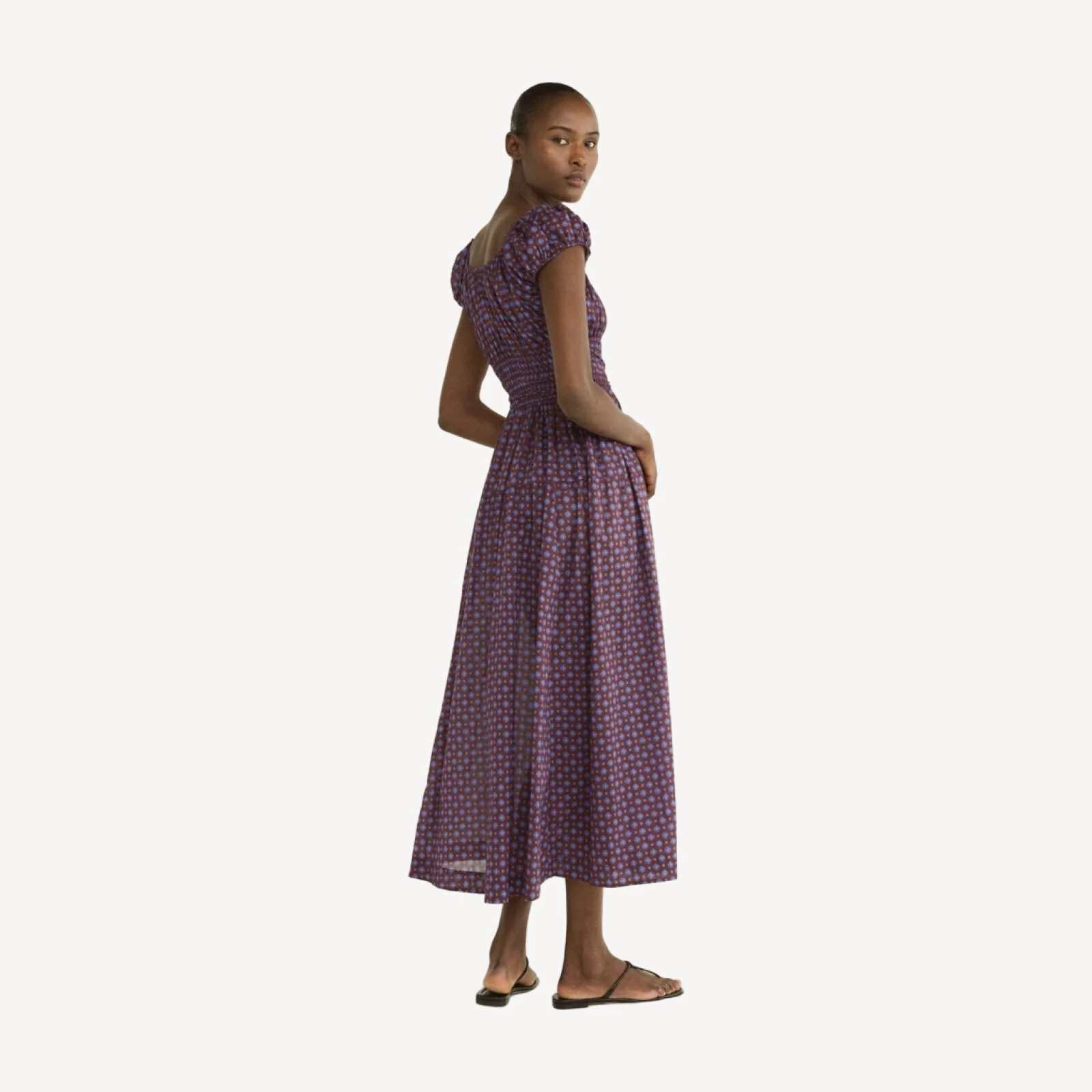 QUINELLE DRESS -- MENORCA FOULARD