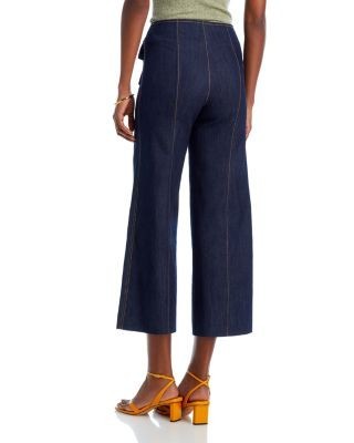 Cinq a Sept Cropped Azure Jeans in Indigo