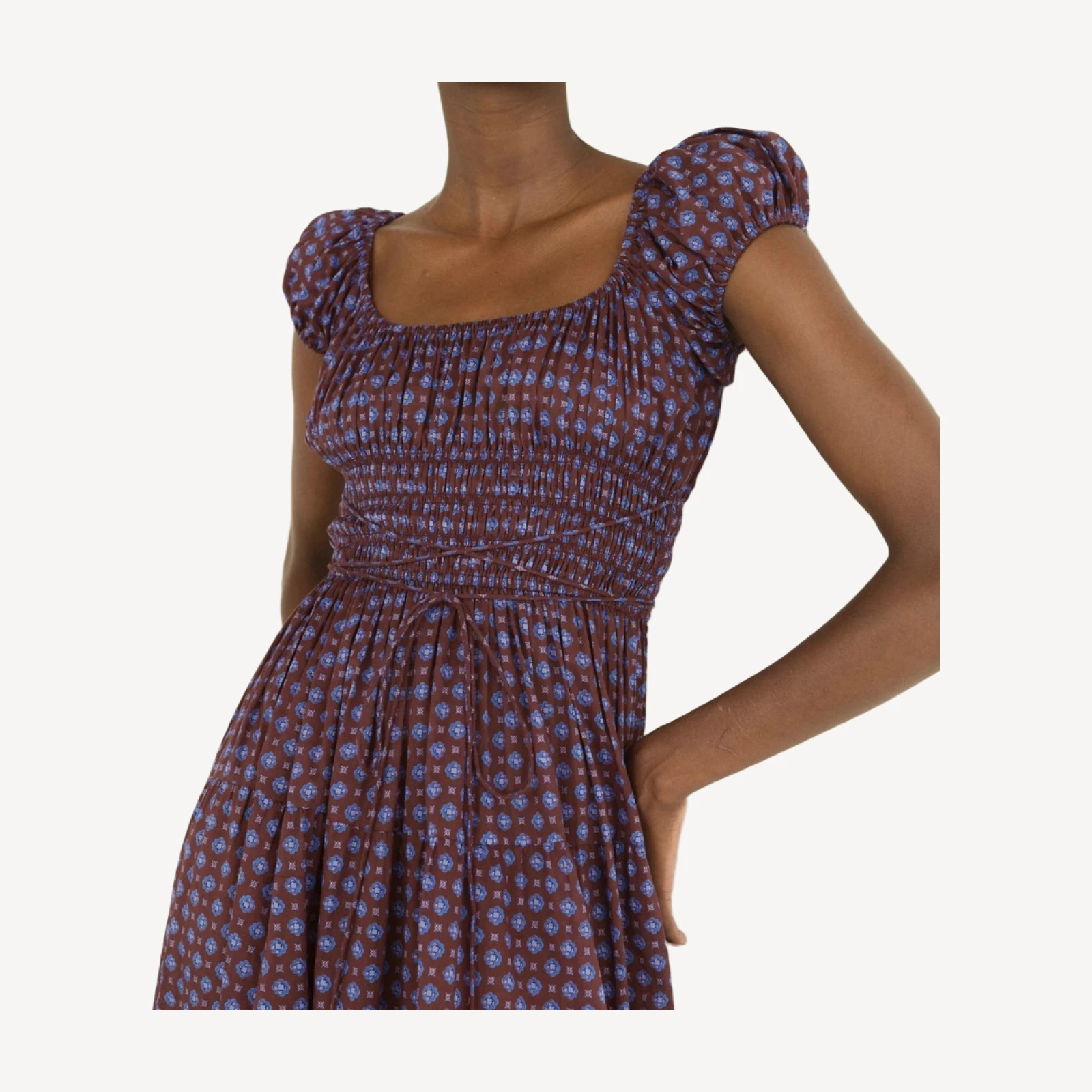 QUINELLE DRESS -- MENORCA FOULARD