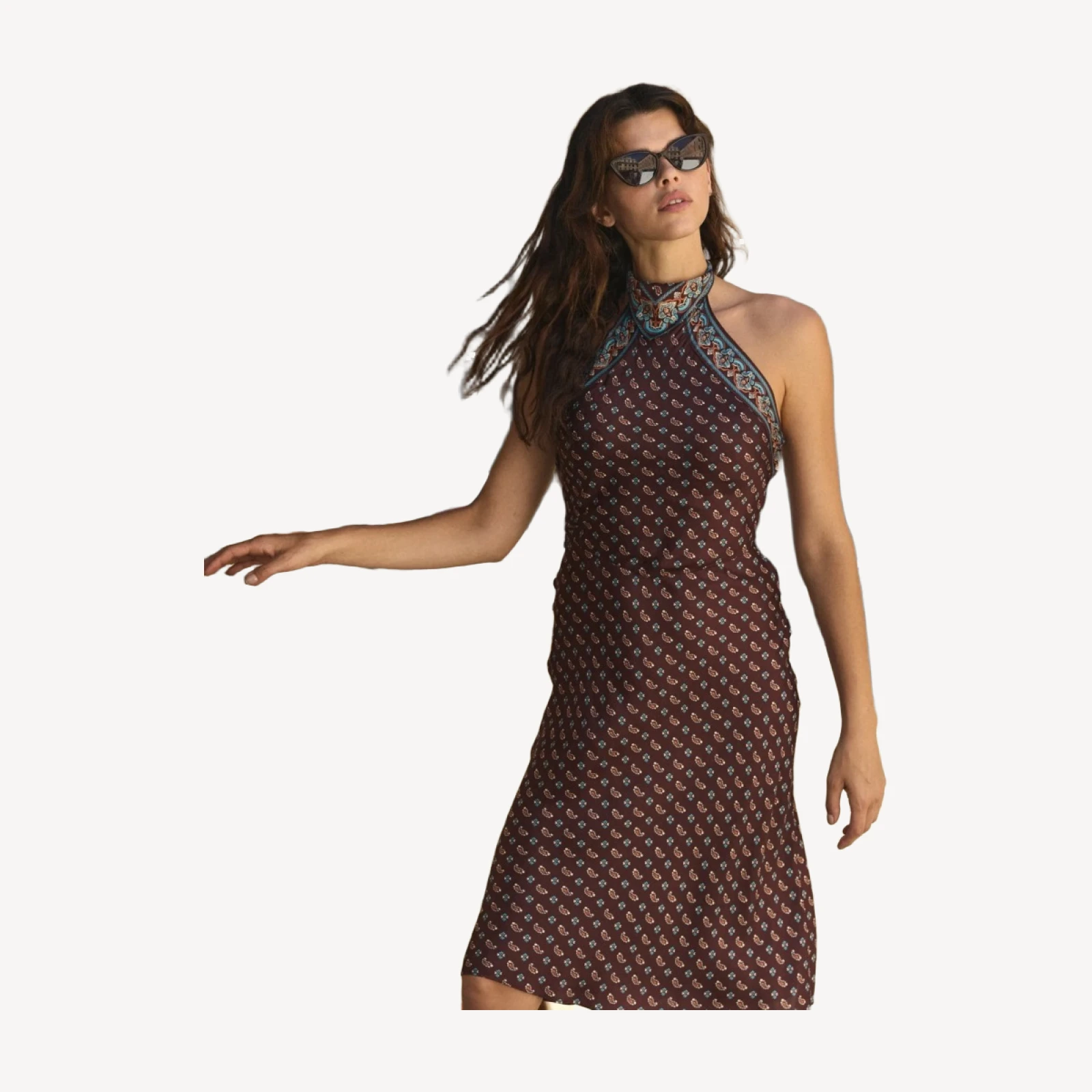 ZILDA DRESS -- DEAUVILLE PAISLEY