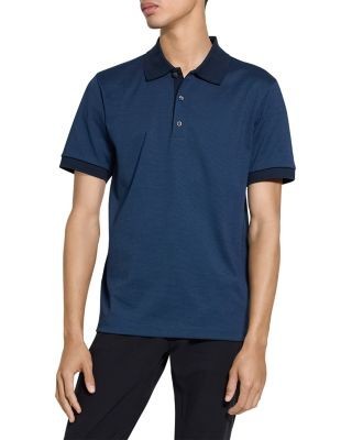 Theory Geo Polo in Mod Jacquard