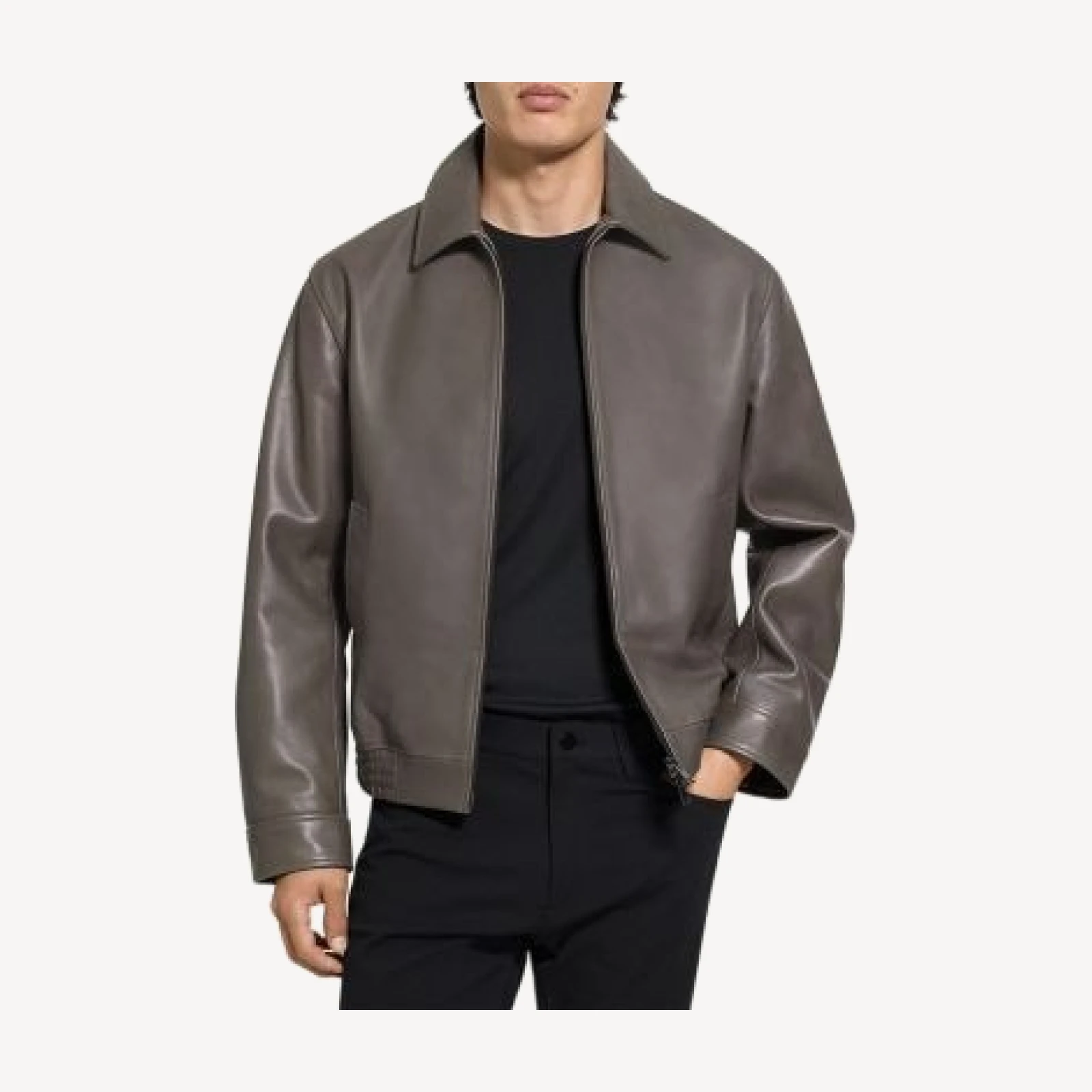 Theory Wyatt Leather Jacket