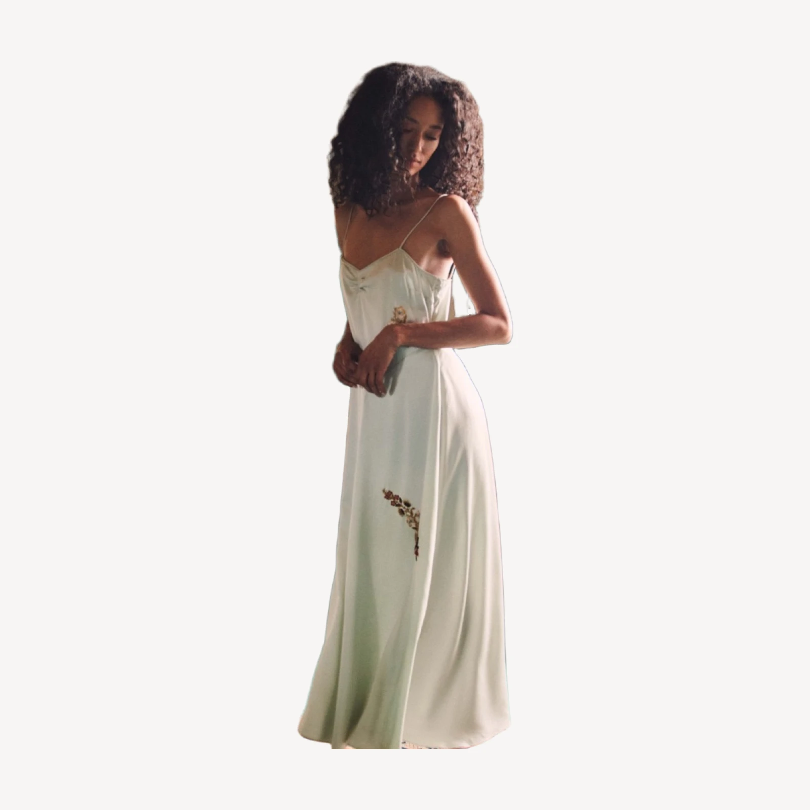 LORRAINE DRESS -- EUCALYPTUS