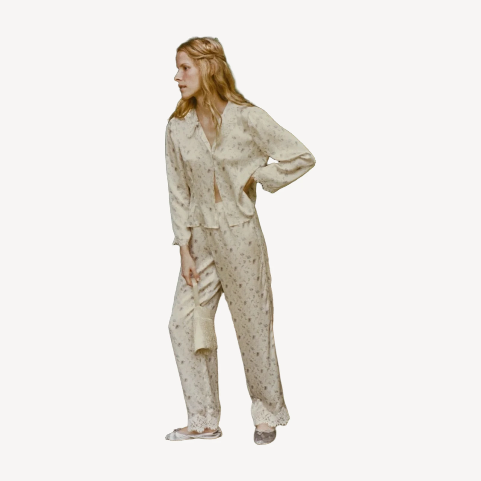 FELISE PANT -- CAMELLIA BLOOM