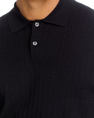 Theory Cable Knit Polo Shirt
